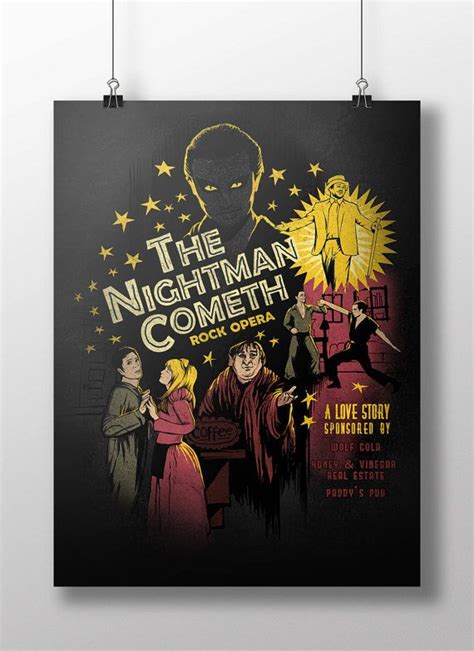 The Nightman Cometh Poster Print - Etsy | Philadelphia artwork, Etsy ...