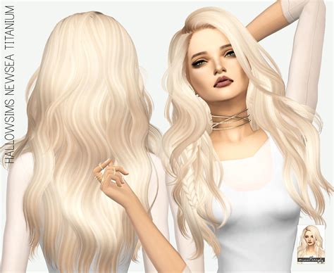 [TS4] HALLOWSIMS NEWSEA TITANIUM: SOLIDSHair retexture request by ...