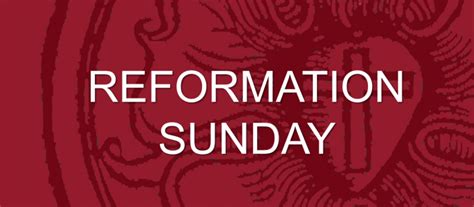 Sermon for Reformation Sunday | Lebanon Lutheran Church