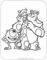 Monsters Inc Coloring Sheets  Free Printable Templates sketch template