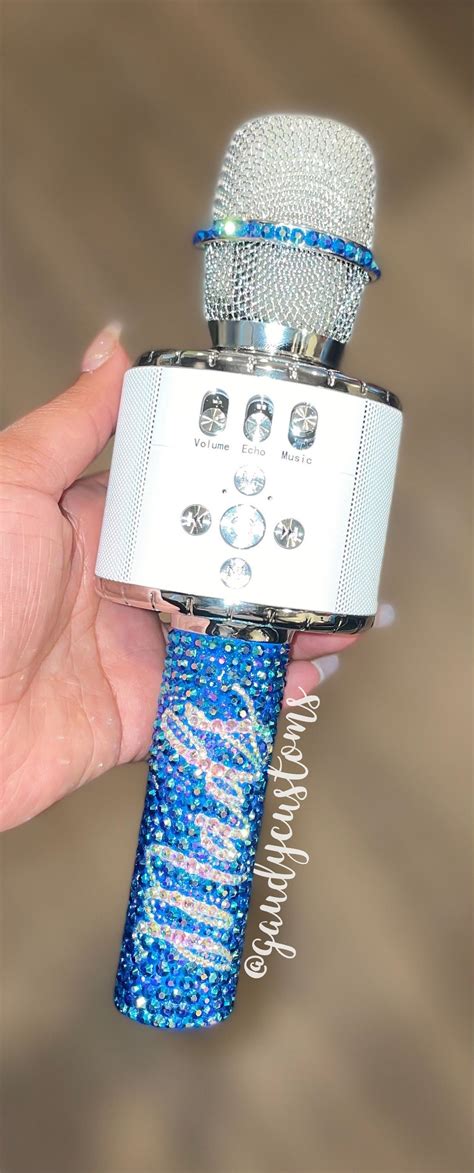 Bling Karaoke Mic - Etsy