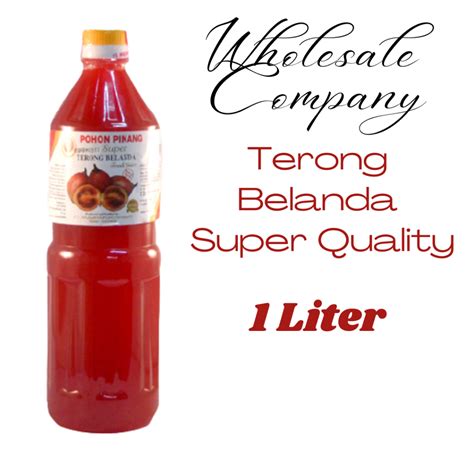 Jual Sirup terong belanda juice super quality 1 liter pohon pinang asli ...