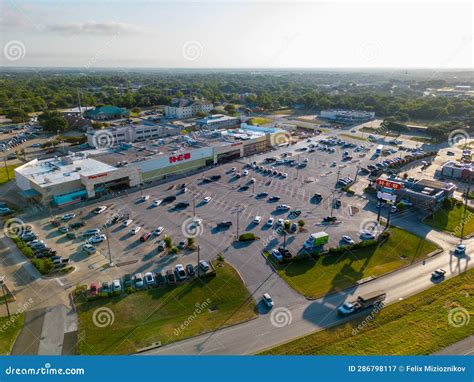 Aerial Drone Photo Brenham Texas HEB Supermarket Editorial Photography ...