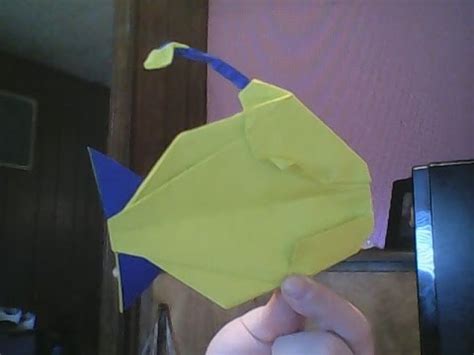 Origami Angler Fish Tutorial - YouTube