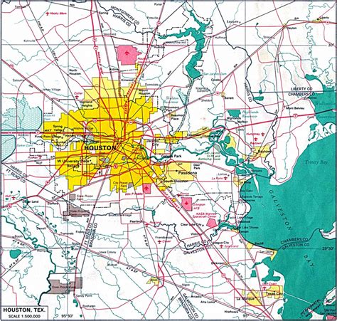 Large Houston Maps For Free Download And Print | High-Resolution And ...