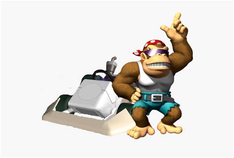 Transparent Funky Kong Png - Funky Kong Mario Kart Wii , Free Transparent Clipart - ClipartKey