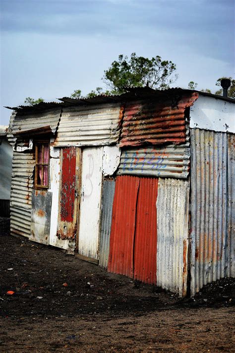 Shanty house in a Cape Town squatter camp Photograph by Sean Mills ...