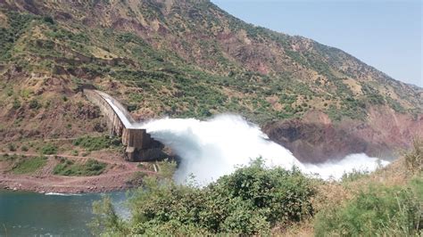 The Nurek dam spillway (my parents built the plant as a part of the ...