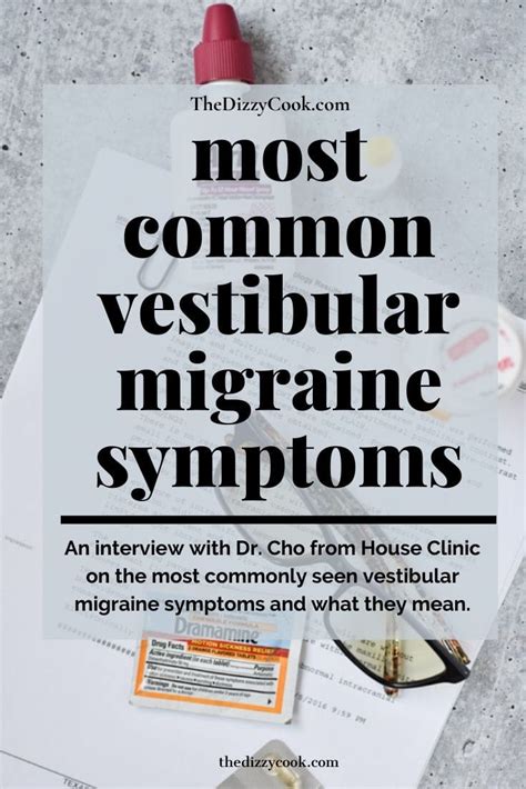 Vestibular Migraine Symptoms - The Dizzy Cook