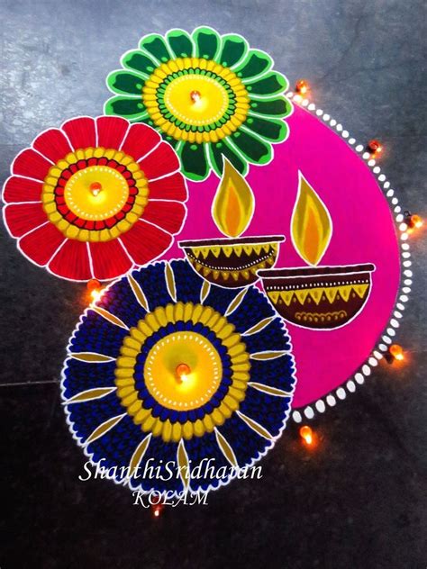 Diwali Rangoli Designs 2022 | 30 Beautiful and Latest Easy Rangoli Design | Rangoli designs ...