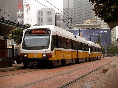 DART light rail train in Dallas, Texas | Light rail, Train, Rail train