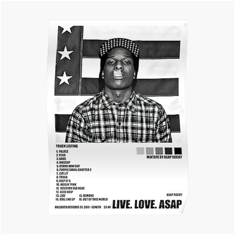 "Live.Love.Asap Poster" Poster for Sale by foreytuhou | Redbubble