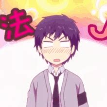 Anime Boy Blushing Gif | Anime anak laki-laki, Gambar animasi kartun ...