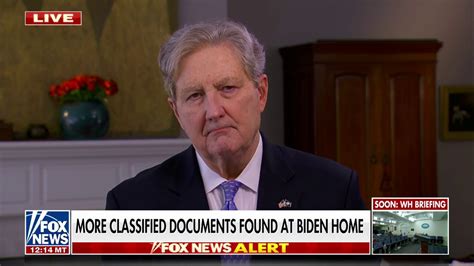 White House doesn’t have enough hazmat suits to clean up this documents mess: Sen. John Kennedy ...