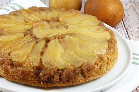 Celebrate Fall With This Caramel Pear Upside-Down Cake | Recipe | Pear upside down cake, Upside ...