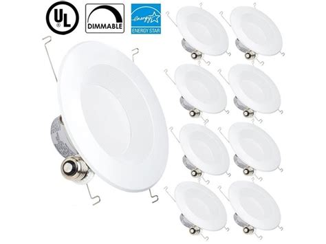 13W Dimmable LED Recessed Lighting Fixture (8-Pack)