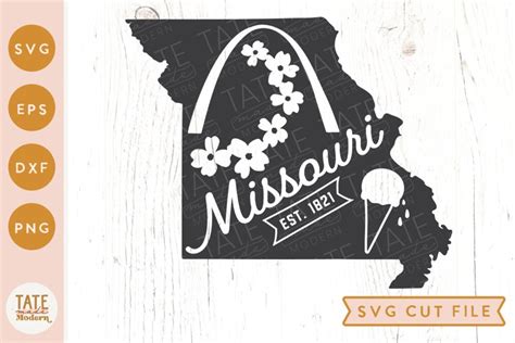 Missouri state SVG cut file - Vintage USA state SVG