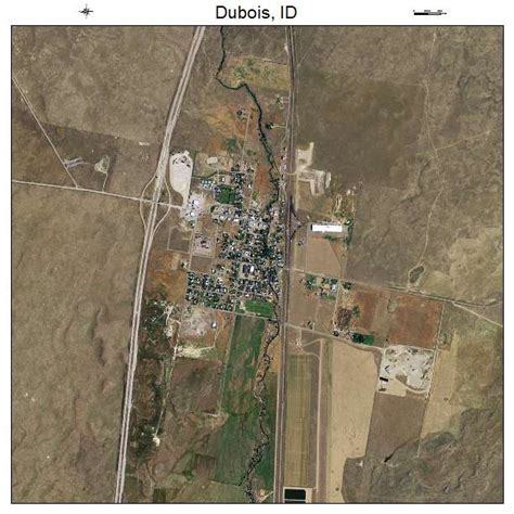 Aerial Photography Map of Dubois, ID Idaho