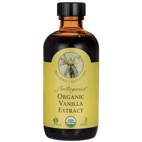 Flavorganics Organic Vanilla Extract 4 fl oz Liquid - Swanson Health Products