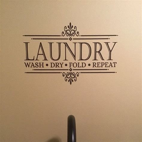 Laundry Room Wall Decal Laundry Room Decor Laundry Room - Etsy | Wall ...