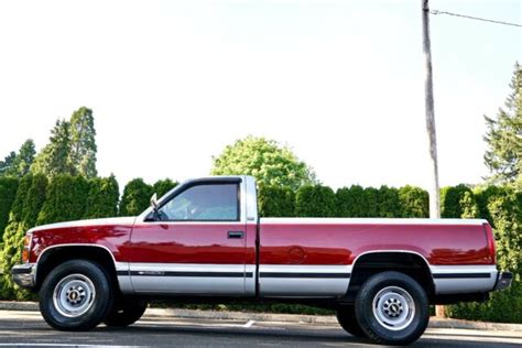 1990 Chevrolet Silverado C3500 HD Reg Cab LB 4x4 Pickup Truck 59,000 ...