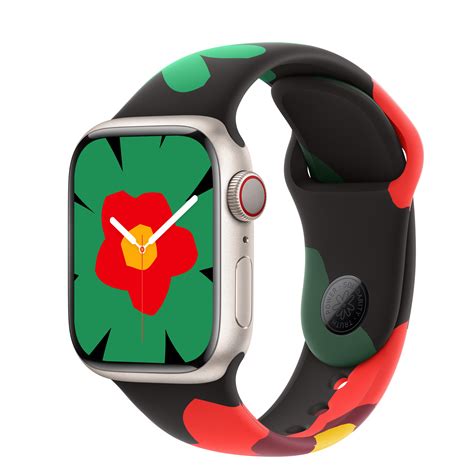 Koop Apple Watch Series 9 (GPS + Cellular) • 41‑mm kast van sterrenlicht aluminium • Sportbandje ...