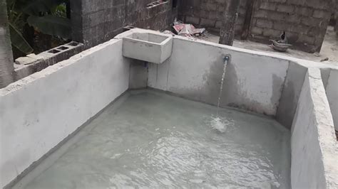 How a concrete fish pond ( Aquarium) should look like; - YouTube