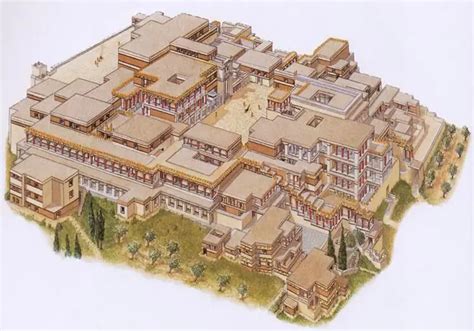 recreation of the Bronze Age palace of Knossos - Crete, Greece - Ancient Greece Facts.com