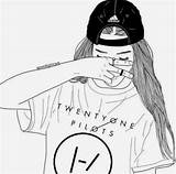 Twenty One Pilots Coloring Pages sketch template
