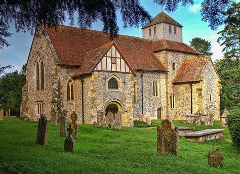 The 10th century Saxon church at Breamore in Hampshire | Church, Country church, Vernacular building