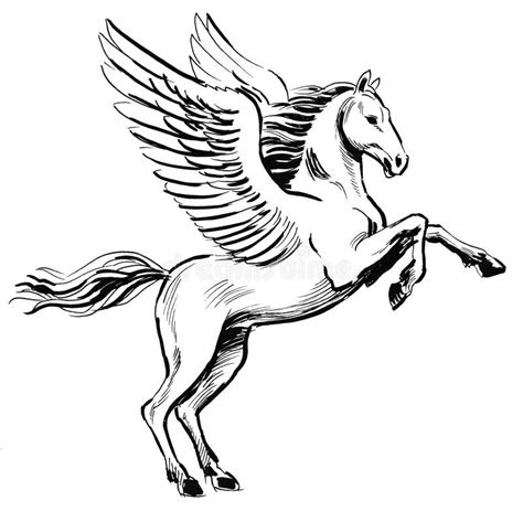 Pegasus Drawing Stock Illustrations – 4,052 Pegasus Drawing Stock ...