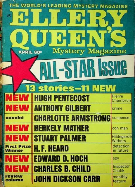 ELLERY QUEEN'S MYSTERY Magazine Vol. 53 #4 GD/VG 3.0 1969 Low Grade $3.60 - PicClick