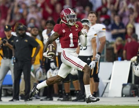 Jameson Williams' big plays fuel Alabama's rout of Southern Miss ...