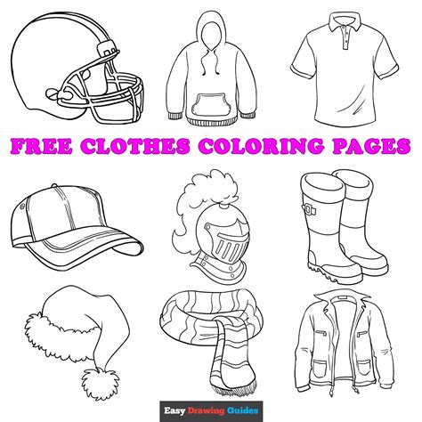 30+ Preschool Clothes Coloring Pages - HajraMarton