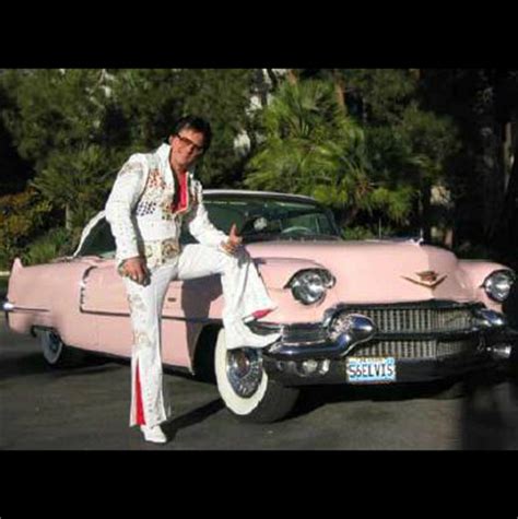 "Welcome to Las Vegas Sign" Elvis & Pink Cadillac - Best Elvis in Vegas