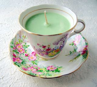 Tea Garden Soy Wax teacup Candle | A wonderful Cinnamon & Ba… | Flickr