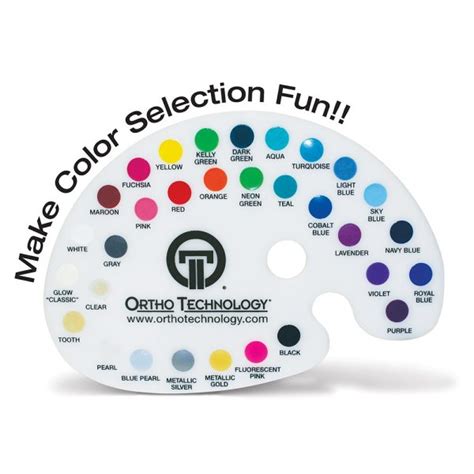 Elastomeric Color Palette - Ortho Technology