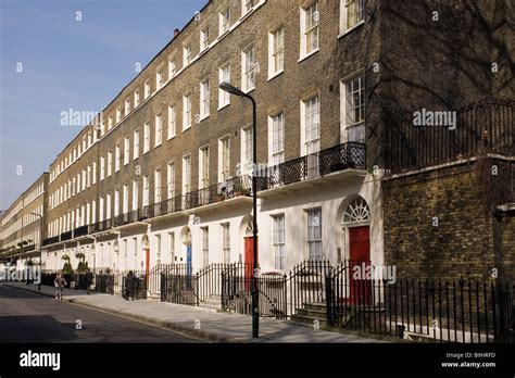 Terraced housing in central London Stock Photo, Royalty Free Image ...