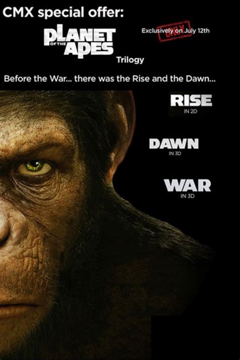 Planet of the Apes Trilogy - CMX Cinemas