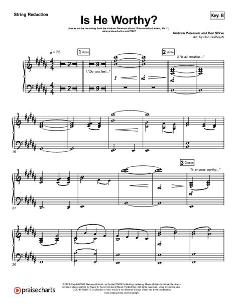 Is He Worthy Sheet Music PDF (Andrew Peterson) - PraiseCharts