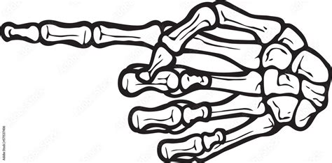 Premium Vector | Skeleton bone hand illustrations - Clip Art Library