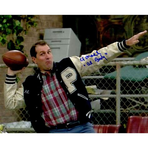 Ed O'neill Signed Married With Children Football Touchdown Pose 8X10 Photo W/Al Bundy