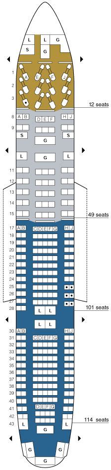 United Airlines Boeing Jet Seating Map Aircraft Chart Airline | My XXX ...