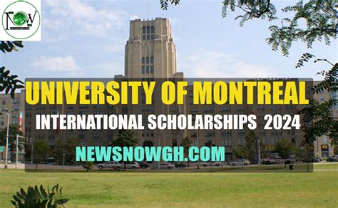 2024–25 International Scholarships at University of Montreal: Study in Canada