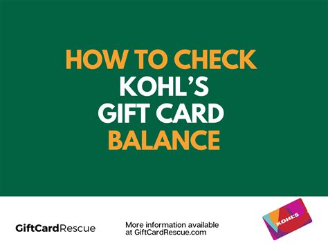 Kohl's Gift Card Balance (Plus, 14 Money-Saving Secrets at Kohl's) - GiftCardRescue.com