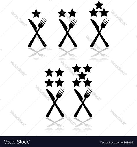 Restaurant ratings Royalty Free Vector Image - VectorStock