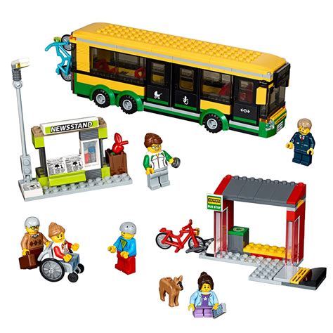 LEGO City Town Bus Station 60154 Building Kit (337 Piece)- Buy Online in United Arab Emirates at ...
