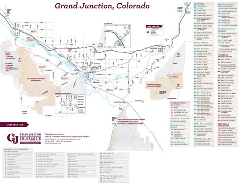 Grand Junction Tourist Map - Ontheworldmap.com