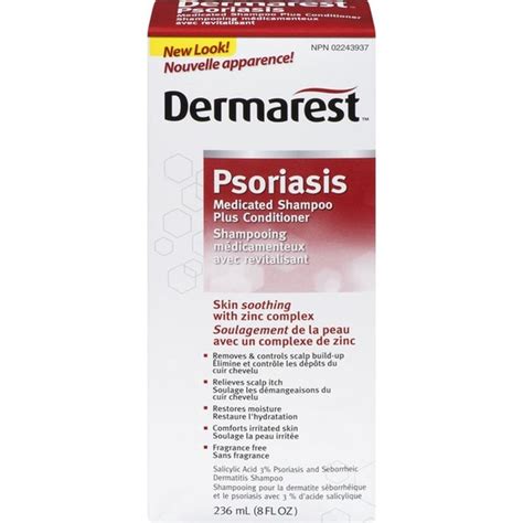 Dermarest (CN) Dermarest Psoriasis Medicated Shampoo Plus Conditioner, Dermarest Psoriasis ...