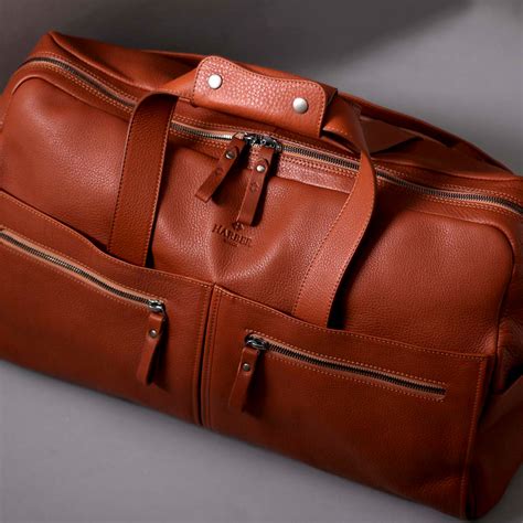 Leather Weekender Bag (Black) - Harber London - Touch of Modern